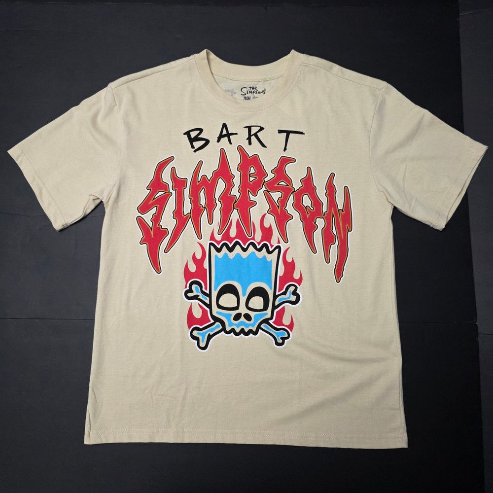 The Simpsons Bart Punk – Officially Licensed Cartoon Graphic T Shirt – Unisex S