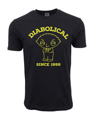 FAMILY GUY DIABOLICAL ADULT SHORT SLEEVES T SHIRT