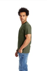 Hanes 5250 4XL 5XL Authentic Short Sleeve Men’s Cotton T-Shirt Fatigue Green