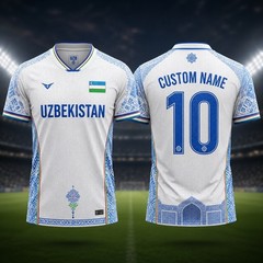 Uzbekistan Custom Name Number Shirt Personalized Soccer Fan Jersey All Sizes