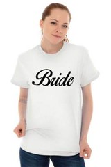 Bride To Be Bachelorette Party Wedding Gift Womens Graphic Crewneck T Shirt Tee