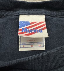 Vintage U.S. Air Force Shirt Mens Large Blue USA Murina Short Sleeve Military