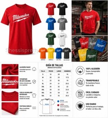 Milwaukee Shirt Men’s Clothing Milwaukee Tools Equipment Size S-2XL,