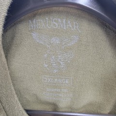MEXUSMAR El Marine Loteria Graphic T-Shirt Olive Drab US Flag 2XL (Pre-Owned)