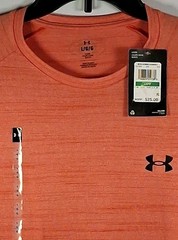 Under Armour 1377843 Men’s Large Tiger Tech 2.0 T-Shirt, Red Solstice/Black