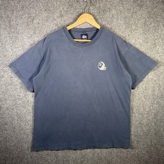Vintage Stussy Shirt Mens XL Navy 90s International Surf Skate California USA