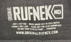 Rufnek Mens Tee Shirt Size Medium Kanye Bear Head Graphics Street SKate
