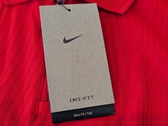 Nike Court Men’s Dri-FIT ADV Textured Tennis Polo – Size L Tall – HQ0792 673 NWT