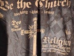 Garden Fire 2XL Vintage Fit Collection Fine Silk Screening We The Church Cut Sow