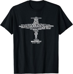 Full Phonetic Alphabet Shirt | Cute Plane Letters Tee Gift T-Shirt