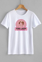 MEN WOMEN TEE TSHIRT SUBLIMATION 100% POLYESTER BUCKET LADY OF THE HOUSE