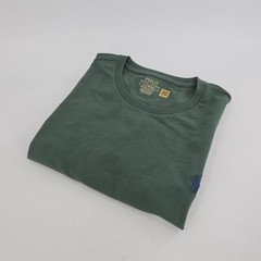 Polo Ralph Lauren Custom Slim Fit T-shirt Pony Logo Mens LARGE L Green Top NEW