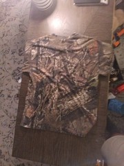 Mossy Oak Country Roots Camo T Shirt Short Sleeve Hunting Camouflage Size L