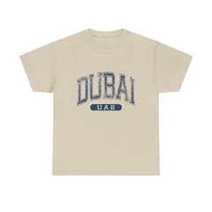 Dubai UAE Classic Varsity Style T-Shirt TouristVintage Retro Tee