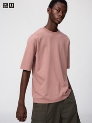 UNIQLO U AIRism Cotton Oversized Crew Neck Half-Sleeve T-Shirt XXS-3XL US/EUsize