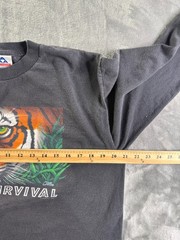 Alstyle Apparel & Activewear Eye On Survival Tiger Men’s T-Shirt L Black