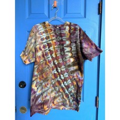 Handmade tie dye L unisex ice dyed t-shirt