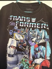 Y2K Transformers T Shirt Deceptions Megatron Large Print Size XXL