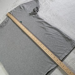 Polo Ralph Lauren Shirt Mens Medium Gray Cotton Tagless Crewneck Logo Tee Soft