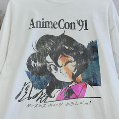 1991 AnimeCon T Shirt Vintage Anime Convention Graphic Retro Tee S-5XL