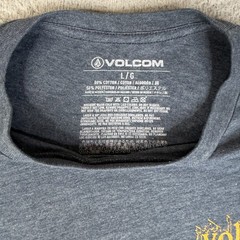 Volcom Graphic T Shirt Mens L Gray Graphic Skate Surf Streetwear Logo Y2K Style