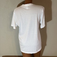 Royal Apparel Men’s White Graphic Print Crew Neck Short Sleeve T-Shirt Size M
