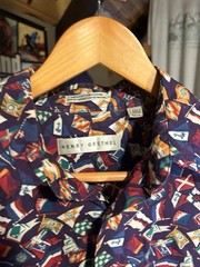 Bundle Of Henry Grethle Shirts Size L Cotton Rayón Blend Psychedelic Prints