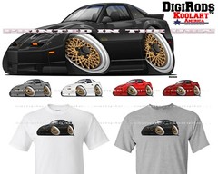 Pontiac Firebird Trans Am GTA Model DigiRods / Koolart Cartoon Car T Shirt