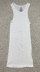 George Mens A Shirt sz S White Long Length 3 Pack Classic Dad Core Normcore NEW