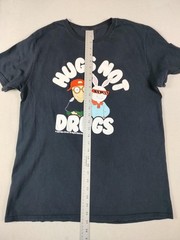 Vintage Arthur Hugs Not Drugs Shirt Mens Large Black 2001 Cartoon Graphic Tee