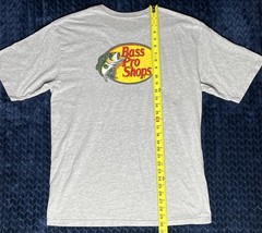 Bass Pro Shop Mens T-Shirt Size L Made In Pakistan Gray 90% Cotton 10% Polyester