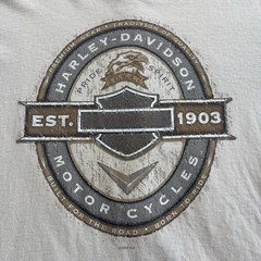 Vintage Harley Davidson T-Shirt Men’s L Farthest North Outpost Fairbanks AL 2004