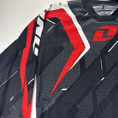 One Industries Men’s BMX Jersey XXL Black Red and White, Quick-Dry Lightweight