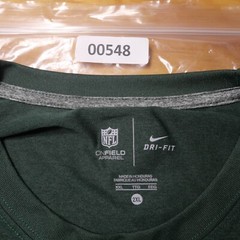 NFL On Field Nike Dri-Fit NY Jets Men’s Size 2XL Solid Green Crew-Neck T-Shirt