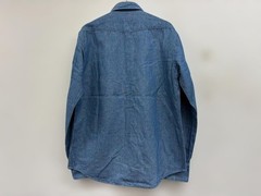PHIGVEL Cowboy Shirt Chambray A26346 Fade Indigo Size S