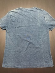 Polo Ralph Lauren Indigo Blue EMBROIDERD MARINE ACADEMY PRL Tee Shirt Men M