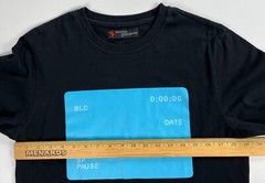 Men’s Nero Ventaga T-Shirt Streetwear Designer Sz M
