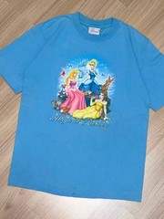 Vintage Disney Princess T-shirt 00s Belle Aurora Cinderella
