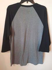 Black Rifle Coffee Company Shirt Men’s X-Large Gray Raglan Baseball 3/4 Sleeve
