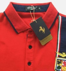 Men’s Premium Polo Shirt,Italian Style,Modern,Slim Fit,Spandex.M L XL.…E1.A