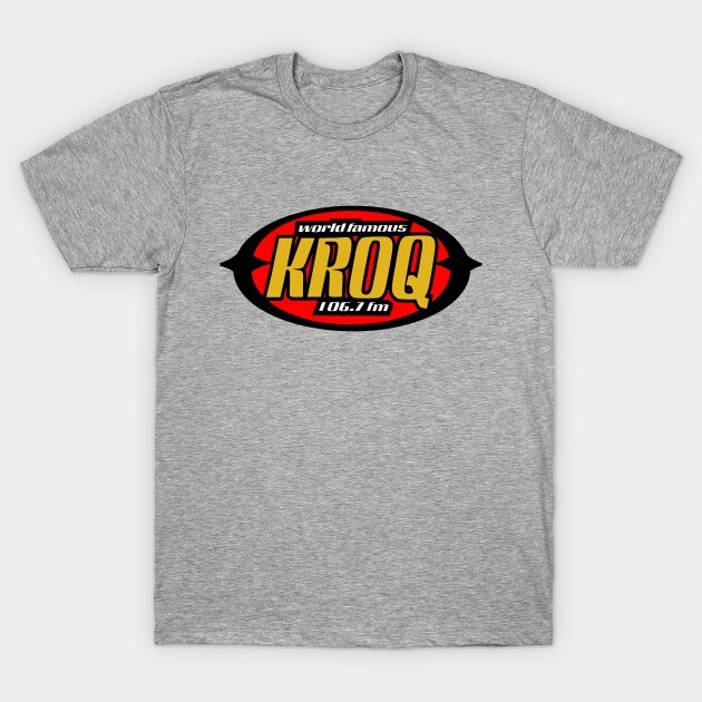 90s World Famous KROQ Fm T-Shirt Short Sleeve All Sizes S to 5 XL T01 1