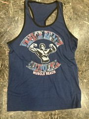 Venice Beach Muscle Beach Tank Top Arnold Body Building USA Made Shirt