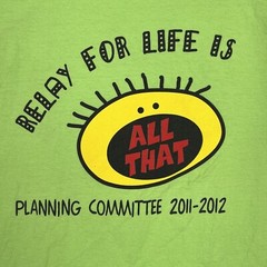 A1 Relay For Life Is All That Saved By The Cure T Shirt Adult Medium Green Mens