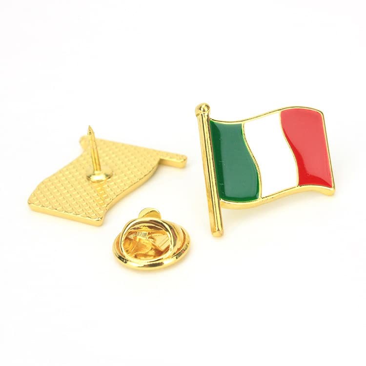 Italy National Flag National Emblem Enamel Pin Italian Brooch For Backpack an…