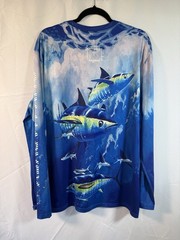 Guy Harvey shirt size 2XL long sleeve pullover light weight boating fishing