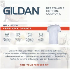 Gildan (5-pack) Bulk Solid Ultra Cotton Short Sleeve Blank Tee T-Shirt SAND
