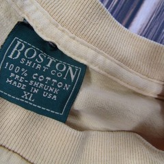 Vintage Boston Shirt Co City Sports Boston Shirt Mens XL Beige Single Stitch Tee