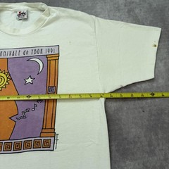 Vintage 1991 Carnivale De Ybor City Shirt Mens L Carnival Art Florida