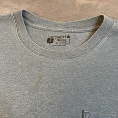 Carhartt Pocket T-Shirt Men’s Large Blue Loose Fit Workwear Outdoors Dad Worker