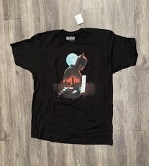Batman Gotham City T Shirt Men’s XL Black DC Comics Hero Batman Movie NEW